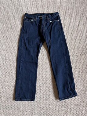 Levi's Men's Straight Jeans - Dark Blue Denim
